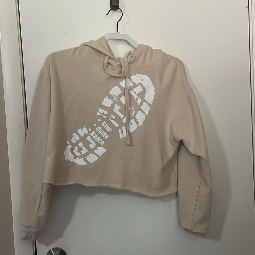 smart blanks cropped hoodie Size M